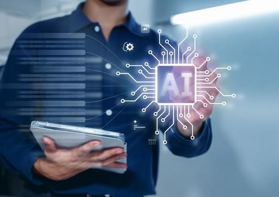 Before and after comparison of AI corporate headshots